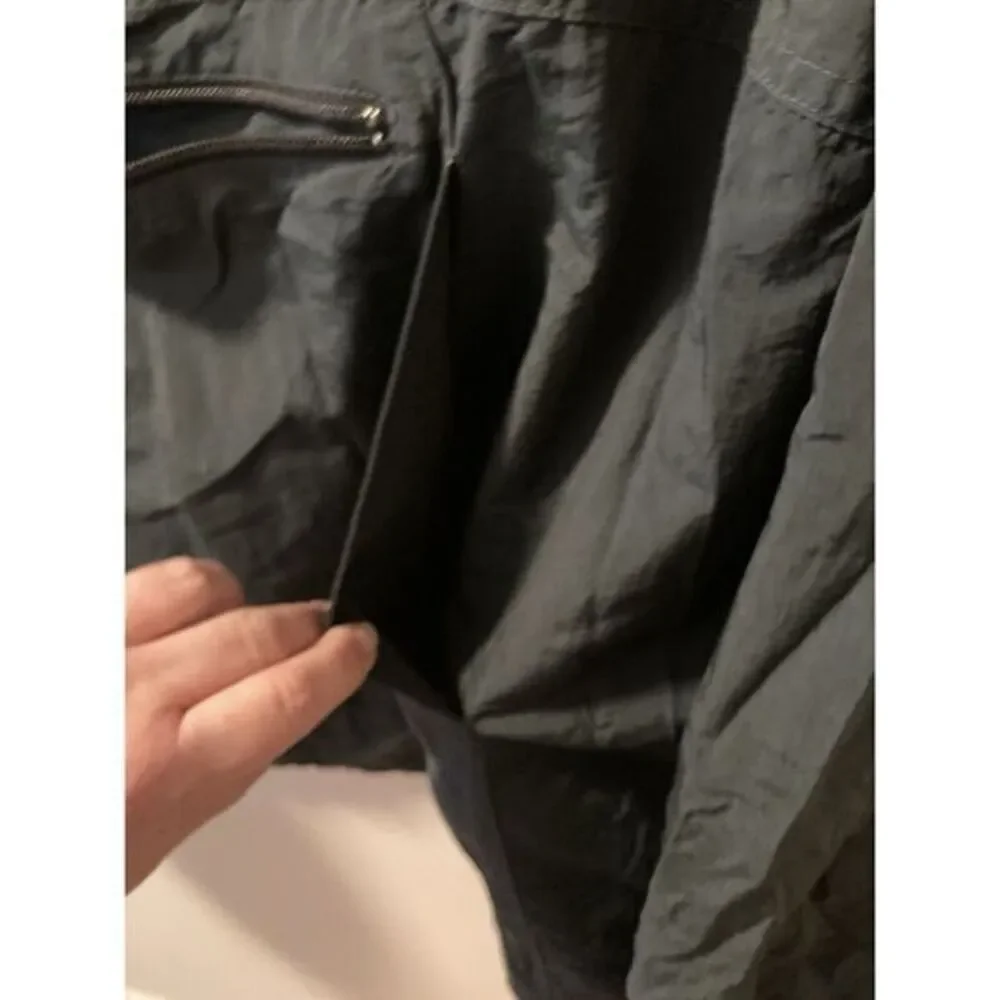 Vintage J Crew Sport Anorak Windbreaker‎ Green Jacket Men's XL Hood Gorpcore